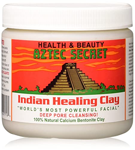 Azték Titkos 1lb, Eredeti Indiai Gyógyító Clay egy Maszk, keverőtál Szett, Tartalmazza a Bentonit Agyag