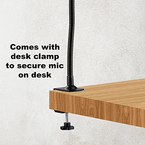 Skywin libanyak Mikrofon Tartó - Asztal Mikrofon Állvány, Asztali Mikrofon Állvány Biztonságos, Erős Mic