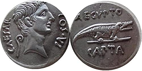 Ezüst Bevonatú Ókori Rómában Külföldi Replika Emlékérme Érme Amatőr Gyűjtemény Kézműves Ajándéktárgy Ház