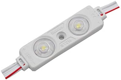 200pcs SMD 2835 Vízálló LED Modul (2 LED-Chipek Alumínium PCB Injekció, Fehér , 0.66 W, L50.5 x W13.5