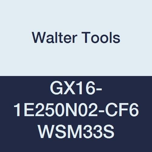 Walter Eszközök GX16-1E250N02-CF6 WSM33S Keményfém Tigris-Tec Grooving Váltólapkás Fordult Be, 0.008 Sarok