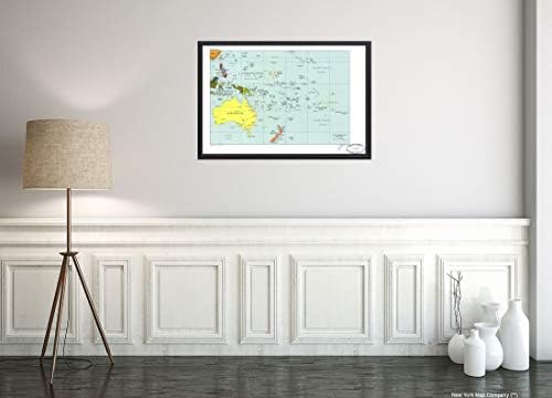 VÉGTELEN FÉNYKÉPEK 2001 Térkép| Óceánia| Óceánia Térkép Mérete: 16 cm x 24 cm |Illik 16x24 Méret Keret