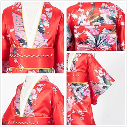 Elibelle Japán tradicionális ruha kimonó köntös, a gyerekek, a lányok jelmez