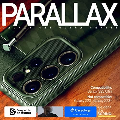 Caseology Parallaxis Célja a Samsung Galaxy S23 Ultra Esetben 5G [Katonai Csepp Tesztelt] Megerősített