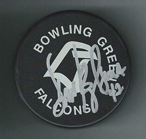 Dan Bylsma Aláírt Bowling Green Falcons Korong Pittsburgh Penguins Mighty Ducks - Dedikált NHL Korong