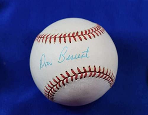 Ne Bessent PSA DNS-Coa Autogramot Nemzeti Liga ONL Aláírt Baseball - Dedikált Baseball