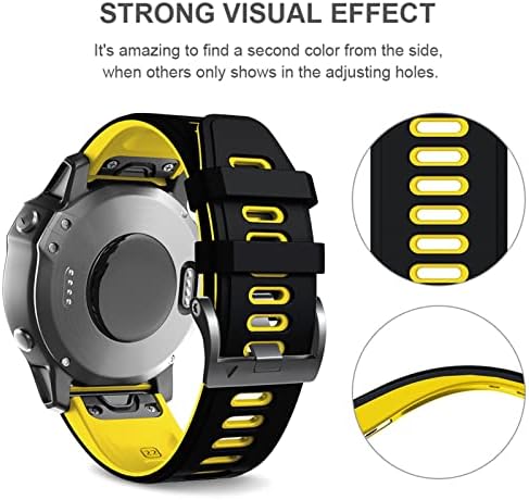 XJIM Szilikon gyorskioldó Watchband Pántok A Garmin Fenix 7 7 X 7-ES Smartwatch Easyfit 20 22 26mm karkötő
