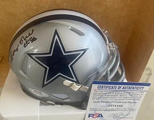 Tony Hill Dallas Cowboys Aláírt Dedikált Mini Sisak Psa 3t71180 - Dedikált NFL Mini Sisak