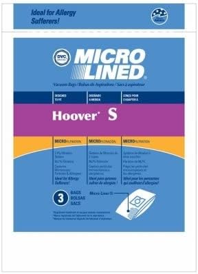 DVC 446947 Hoover-S Papír Táska Microlined (3 Csomag)