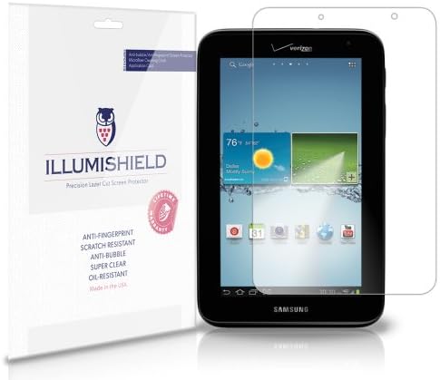 ILLUMISHIELD képernyővédő fólia Kompatibilis Samsung Galaxy Tab 2 7.0 (3 Csomag) Tiszta HD Pajzs Anti-Buborék,