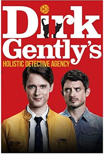 Elijah Wood, mint Todd Samuel Barnett, mint Dirk a Dirk Gently van Holisztikus Nyomozó iroda 8 x 10 Inch-Fotó
