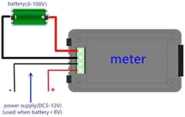 Taidacent LCD Kijelző Akkumulátor Óránkénti Analyzer Méter 12V-os Lítium Akkumulátor Töltő Szint Ellenőrző