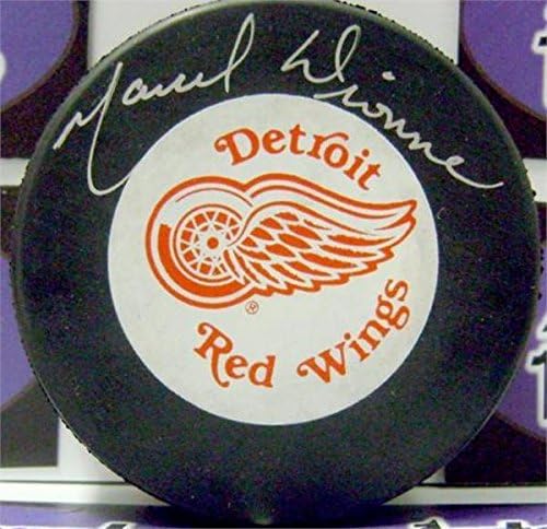 Marcel Dionne aláírt korongot (Detroit Red Wings Hall of Famer) - Dedikált NHL Korong
