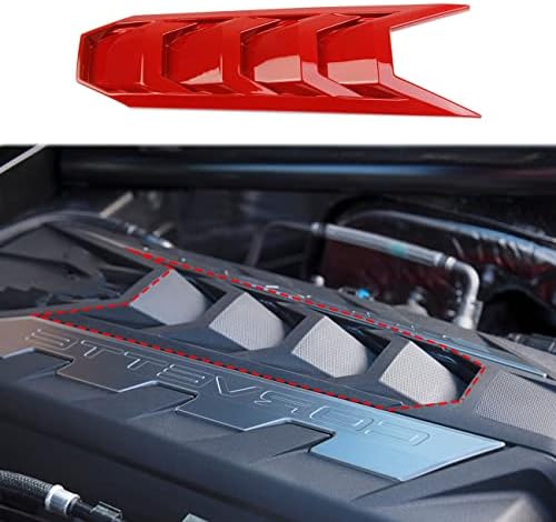 Motor Lepel Takarja Panel Kárpitok a Chevrolet Corvette C8 2020-2023 Tartozékok (Carbon Fiber)