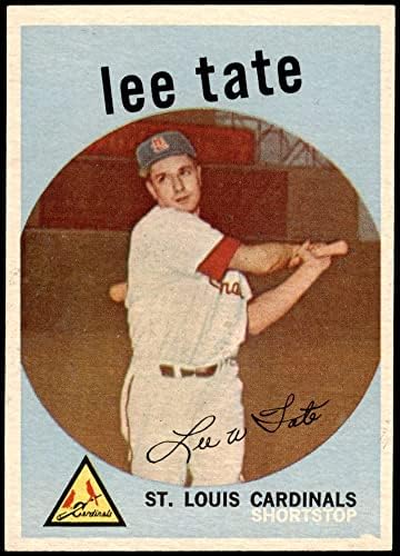 1959 Topps 544 Lee Tate St. Louis Cardinals (Baseball Kártya) NM Bíborosok