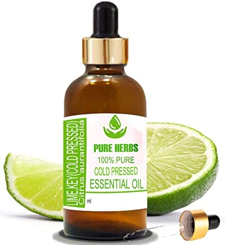 Tiszta Gyógynövények, Lime Kulcs (Hidegen Sajtolt) (Citrus aurantifolia) Pure & Natural Therapeautic Minőségű