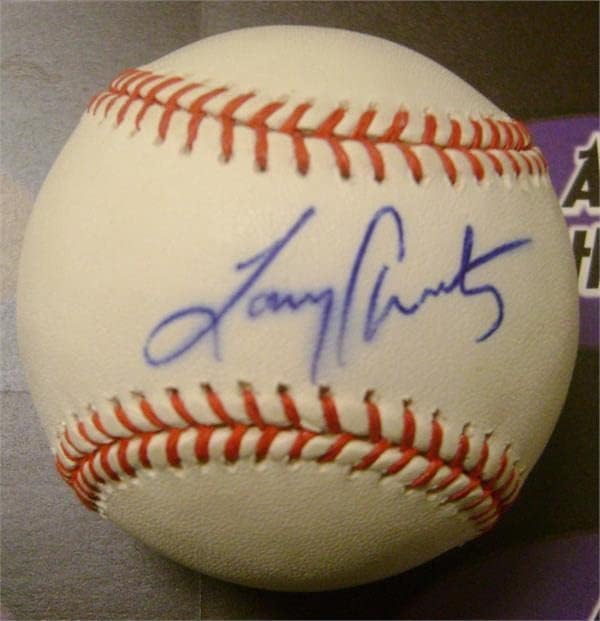 Larry Lap dedikált baseball (ROMLB Baltimore Orioles Detroit Tigers) - Dedikált Baseball