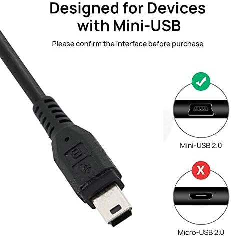 SaiTech 1 Csomag Mini USB 2.0 OTG Kábel Csomag 4 Csomag USB 2.0 EGY Mini 5 pin-B Kábel a Külső HDD-k/Kamera/Kártya