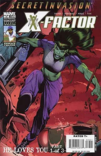 X-Faktor (3 Sorozat) 33 (2.) VF ; Marvel képregény | Peter David She-Hulk Változat