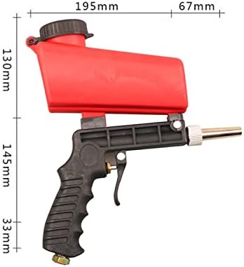 XIXIAN 1/4 90psi Kézi ABS Levegő Homokfúvással Gép Flow-Állítható Praktikus Sandblaster Spray Polírozás