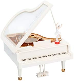 WALNUTA Klasszikus Zene Doboz Mini Zongora Forgó Születésnapi Ajándék Asztal Dekoráció Ajándék Barátnője