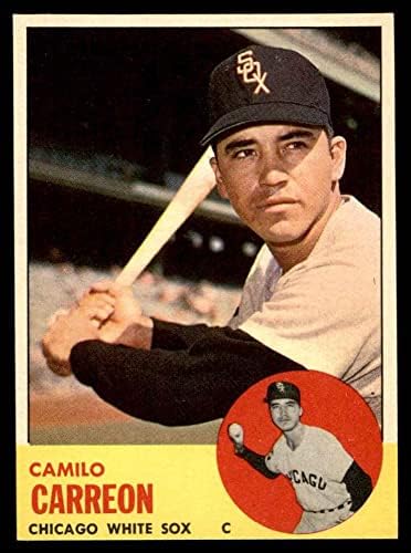 1963 Topps 308 Camilo Carreon Chicago White Sox (Baseball Kártya) NM/MT White Sox