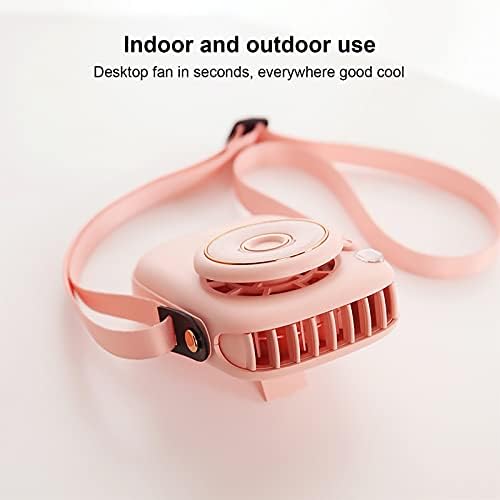 SUOTENG Mini Öv Rajongó, Nyár Dereka Klip Kihangosító Mini Kemping USB Újratölthető 3 Üzemmód Levegő Hűtő