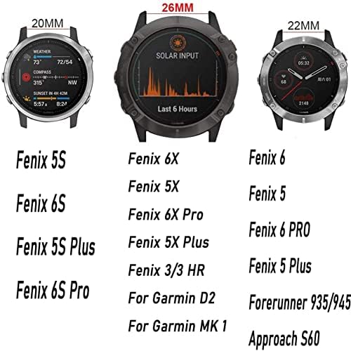 MURVE 20/22/26mm Watchband A Garmin Fenix 6 6 6X Pro 5 5X 5S Plusz 3HR 935 MK2 Szilikon Zenekar gyorskioldó