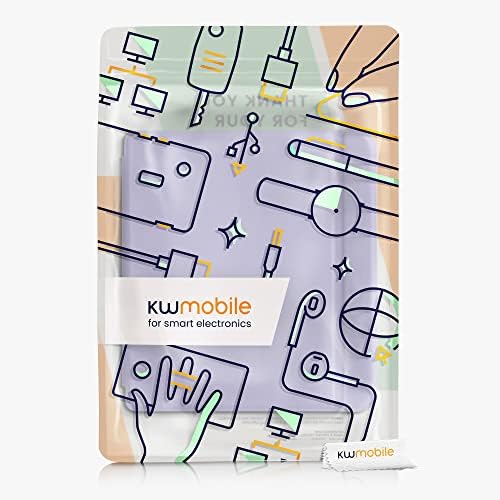kwmobile Esetben Kompatibilis a Kobo Mérleg 2 - Könyv Stílusa PU Bőr e-Olvasó Cover Tok tartó - Levendula