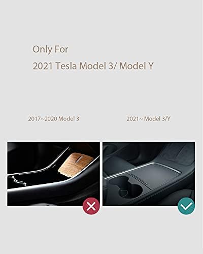 Jowua 2021 Tesla Modell 3 Modell Y középkonzol Tálca Szervező Accessoies segítségével mosható szilikon