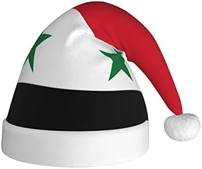 CXXYJYJ Zászló Szíria Karácsonyi Kalap Férfi Női Unisex Sapka, Kalap, szilveszteri Parti Kalap