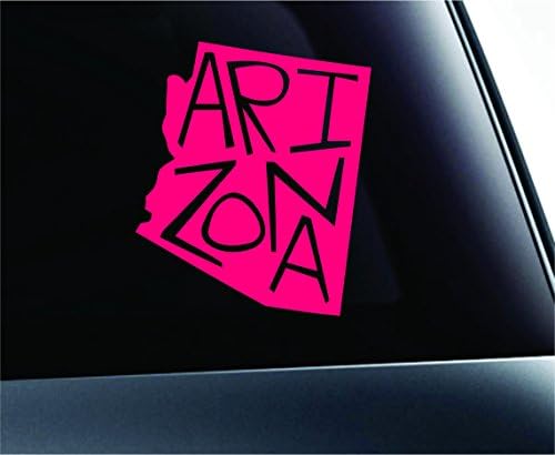 Állami Neve Arizona Szimbólum Matrica Fura Autó, Teherautó Matrica Ablak (Rózsaszín)