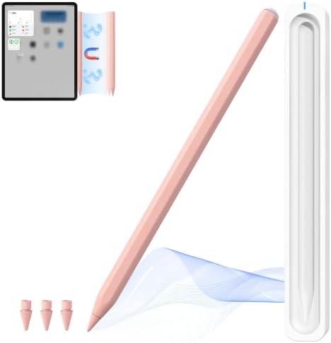 JIPINRUI iPad Ceruza Vezeték nélküli Töltés, Kompatibilis Apple Ceruza 2. Generáció, iPad Pro 12.9/11-es,