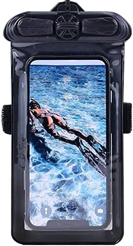 Vaxson Telefon tok Fekete, Kompatibilis Sony Ericsson Mini S51SE Vízálló Tasak Száraz Táska [ Nem Képernyő