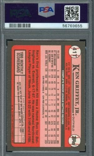 Ken Griffey Jr 1989 Topps Forgalmazott Baseball Újonc Kártya RC 41T Osztályozott PSA 9 - Baseball Asztalon