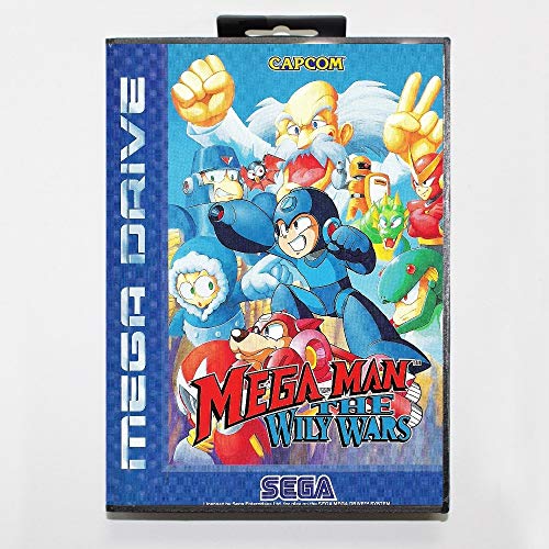 ROMGame Megaman A Wilywars 16 Bites Sega Md Játék Kártya Kiskereskedelmi Doboz Sega Mega Drive Genesis