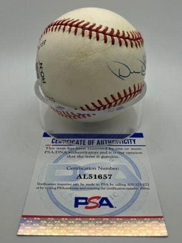 Devon Fehér Angyalok Blue Jays Aláírt Autogramot Hivatalos MLB Baseball PSA DNS - Dedikált Baseball