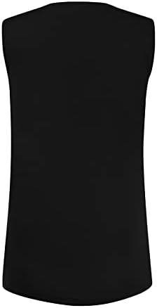 Rockin' Az USA-Ban Maximum Női Ujjatlan július 4 Tank T-Shirt O-Nyak Amerikai Zászló Izom Ing, Blúz Streetwear