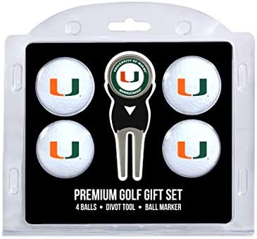 Csapat Golf NCAA Miami Hurricanes Rendelet Méret Golf Labdák (4 Szám) & Található Eszköz a Cserélhető,