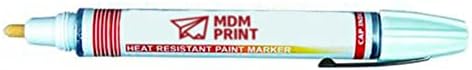 MDMprint Állandó Paint Marker, Közepes Tipp, Fehér Színű Család, Festék PK-3