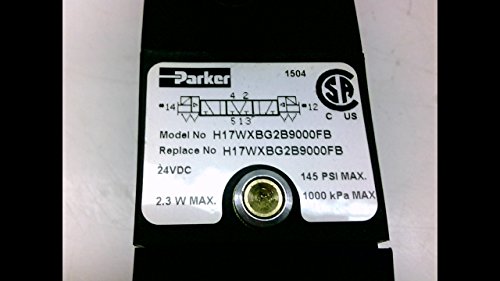 Parker H17wxbg2b9000fb Pneumatikus Működtetésű Szelep, 145Psi Max H17wxbg2b9000fb