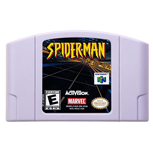 Új N64 Játékok Patron Spider-Man amerikai Változat NTSC Az N64 Konzol Játék Kártya