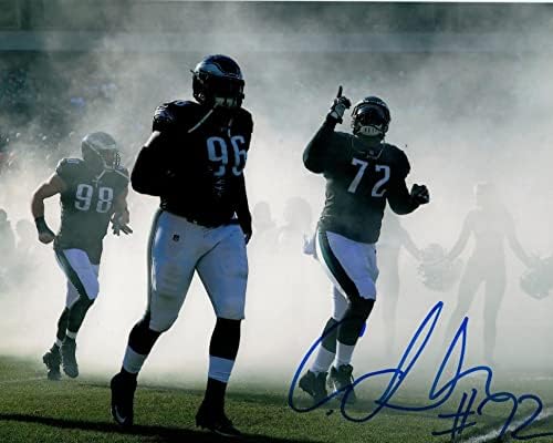 Cedric Thornton Philadelphia Eagles Dedikált 8x10 Dedikált Fotó - Dedikált NFL-Fotók