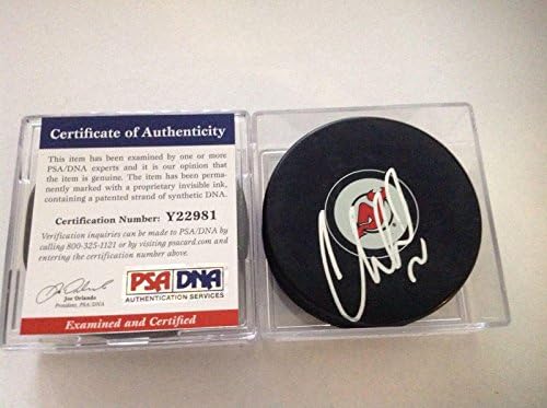 Cory Schneider Aláírt NJ New Jersey Devils Jégkorong PSA DNS-COA Aláírt egy - Dedikált NHL Korong