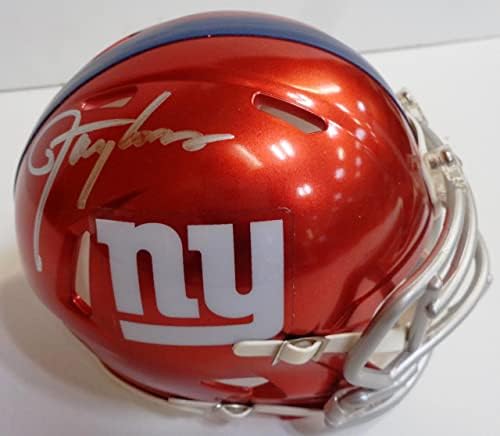Lawrence Taylor Aláírt New York Giants Flash Mini Sisak - Dedikált NFL Mini Sisak
